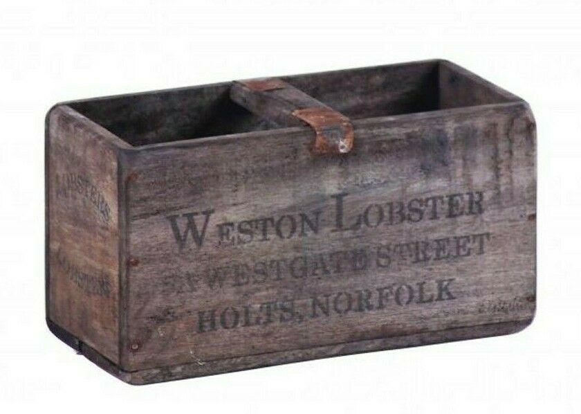 Medium Vintage Box Penhale Cornwall Fish Box